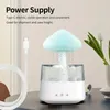 Umidificatore Rain Cloud a 7 colori e diffusore di olio con luce notturna a LED - Suono rilassante della pioggia per un sonno migliore e una vita confortevole