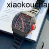 VS Factory Miers Ricas Watch Swiss Ruch Automatic Milless Richadmilles Chronometer RM011 Czas z statkiem Cardcarbon przez FedEx88o25