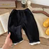 Trousers Winter Korean Version Children's Casual Corduroy Pants For 1-5 Years Old Simple Solid Color Baby