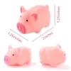 Bath Toys 20/40 PCS Mini Rubber Pig Baby Bath Toys Pink Rubber Screaming Sound Piggie Party Favors for Kids 230923