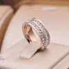 Cluster Ringen Europese En Amerikaanse Mode Klassieke Eenvoudige Luxe Hoge Kwaliteit Zirkoon Ring Cadeau Banket Bruiloft Vrouwen Sieraden 2023