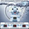 Jouets de bain Jouets de bain pour bébé douche de bain avec thermomètre de douche jouets d'eau de pulvérisation d'eau d'éléphant électrique pour enfants jouets de baignoire pour les tout-petits 230923