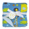 Filtar Swaddling Just Cute Cartoon Born Thick Double Layer Baby Swaddle Filtvagnsvagn Wrap Mantas Para Bebe 230923