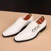 Chaussures habillées Chaussures en cuir d'affaires décontractées pour hommes hommes boucle bout carré robe bureau appartements hommes mode fête de mariage Oxfords taille ue 37-48 230925