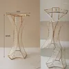 Party Decoration 5sets Acrylic DIY Wedding Centerpiece Crystal Table Centerpieces 80 cm H Pillar Road Leads Vase