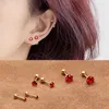 10A Fashion Dumbbell Women Lady Earrings Designer Silver Gold Love Earrings Wedding Promise Engagement Earring Gift Never Fade shaped shower without picking