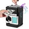 Kitchens Play Food Electronic Piggy Bank Automatyczny mini bankomat Zapisanie pieniędzy Udawaj monety monety gotówkowe hasło do kas