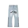 Designer jeans viola per uomo Moda Uomo Designer Splicing Jeans Pantaloni denim strappati Pantaloni hip-hop di lusso per uomo donna jeans neri Galleryes Dept 236