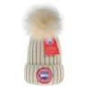 Caps Beanie Cap heren designer gebreide hoeden Nieuwe Mode Dames Dames Warme Winter Beanie Grote namaakbont Pom Poms Bobble Hat Outdoor