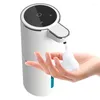 Dispenser di sapone liquido Dispenser automatici di schiuma da 800 mAh Lavatrice intelligente per mani USB ricaricabile Schiuma 4 livelli regolabili
