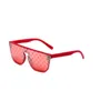 Lunettes de soleil Designer Lunettes Femmes Hommes Lettre Sunglass Beach Cadre de luxe Lunettes de mode V motif impression unisexe