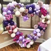 Andra evenemangsfestleveranser DIY Wreath Frame Heart Shaped Balloon Arch Garland Ring Balloon Arch Stand Kit For Birthday Weddings Anniversary Decorations 230923