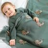 Cobertores Swaddling s de malha nascidos meninos meninas algodão swaddle envoltório colchas infantil criança verde jogar tapetes 100 * 80cm crianças cobrem 230923