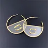 Designer Letter C Oorbel Mode Stud Vrouwen Hoop Earing Partij Sieraden Gouden Oorbellen Vrouw Gift CCity Orecchini 2523