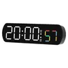 Wall Clocks LED Display Digital Clock Multifunctional Creative Batteries/plugged In 12/24H Rectangular Electronic Alarm Timer