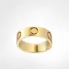 love screw ring mens rings classic luxury designer jewelry women Titanium steel Gold-Plated Gold Silver Rose Never fade lovers cou322K