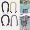 Pièces de sac Accessoires Tanqu 1 paire longue courte poignée en corde de chanvre naturel noir pour O Accesorios Obag femmes sacs à main classique Mini EVA 230925