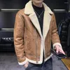 Men's Jackets 2023 Autumn Winter Mens Top High Quality Wool Liner Casual Daily Wear Plus Velvet Warm Thermal Coats