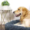 Dog Houses Kennels Accessories Super Soft Pet Cat Bed Plush Full Size Washable Calm Donut Comfortable Sleeping For Large Medium Small Dogs 230923