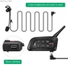 Walkie Talkie 4/3PCS EJEAS V6C/V4C Football Referee Intercom Headset 4users Talk samtidigt Bluetooth Conference Interphone med handväskan HKD230925