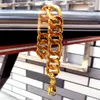 18K REAL YELLOW GOLD Noble MEN'S BRACELET 31g 8 26 FIGARO CHAIN GF234D