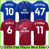 23 24 24 Koszulki piłkarskie Cardiff City Ramsey 2023 2024 O'DOWDA 2023 2024 RALLS ADAMS WINTLE SAWYERS Robinson Rinomhota Watters Football Shirts Etete Mens Mens