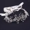 Haarspangen, Brautkopfschmuck, Vintage-Kristallband, Kopfbedeckung, niedliches Strass-Ornament, Zubehör für Verlobung