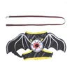 Katze Kostüme Hund Fledermaus Flügel Kostüm Dress Up Po Requisiten Haustier Leine Set Weiche Halloween Mantel Thema Cosplay Liefert