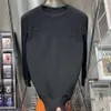 Męskie swetra projektanta bluzy z kapturem 3D wytłoczona długie rękaw Tshirt Burb Bawełniany okrąg