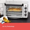 Siyah+Decker Crisp 'N Bake Hava Fry Toaster Fırın, Paslanmaz Çelik, 6 Dilim, Pizza Fırını, Elektrik Fırını, Mutfak Cihazı