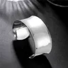 Bangle Arrival Pure 925 Sterling Silver Bangle Bracelets Women Smooth Open Bracelet Fashion Jewelry Engagement Christmas Gift 230925