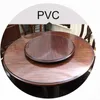 Bordduk Rund PVC -bordduk Vattentät oljeproof Able Cover Glass Soft tygbord täcker hemkök matsal placemat 1mm 230925