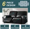 Chair Covers Recliner Sofa 2-Seater PU Leather Waterproof Lazy Boy Slipcover Removable For Living Room Washable