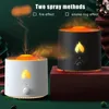 Diffuseur d'aromathérapie de méduse de flamme de Simulation, diffuseur d'aromathérapie de grande capacité d'humidificateur d'anneau de fumée de broche d'usb