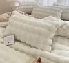 Bedding Sets Winter Warm Comfortable Faux Fur Velvet Fleece Princess Set Plush Duvet Cover Flat/Fitted Bed Sheet Pillowcase