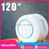 Dezhumidifiers przenośna dehumidifier wilgotność suszarki powietrza z 1L zbiornikiem na wodę cichy powietrze dehumidifier z diodą LED na garderobę sypialni Toileyq230925