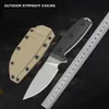 ESEE-3 Mes Stonewash Blade Recht Vast Mes Outdoor Camping Jungle Jacht Tactische Collectie Mes G10 Handvat 412