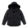 Herren Daunen Hochwertiger Echtpelz Winter Herren Mooses Ballistic Bomber Parka Jacken Warmer Outwear Mantel Winddicht Kurz