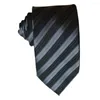 Bow Ties Italy Black Striped Neck Tie Men's Accessories Detachable Collar Gifts For Men Elegant Mens Man Wedding Luxury 2023