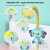 Bath Toys Bath Toys for Kids Electric Elephant Animal Sucker BaBy Bath Toys Spray Water Toys for Kids Outside Pool Bathtub Toys Sprinkler 230923