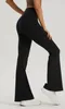 Femmes Leggings Holifeni NulsWomens Lycra WideLeg Pantalon Taille Haute Hanche Lâche Slim Yoga Bell Bottoms Nude Taille Libre 230925