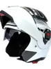 Casques de moto Jiekai Safe Double Visor ECE Dot Flip Up Casque Casque Moto Racing 4 Saison Moto Cycle