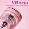 1pc 휴대용 블렌더, USB 충전식, 1 터치 미니 블렌더, BPA 무료 재료로 만든 1 개의 터치 미니 블렌더, 주방, 여행 및 스포츠 용 휴대용 개인 크기 블렌더