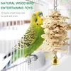 Andra fågelförsörjningar 18 stycken Leksaker Set Parrot Swing Chewing Toy Hanging Hammock Perch Ladder Bridge för Conure Finch Mynah Lovebird 230923