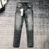 Mens Purple Jeans Designer مكدسة سروال طويل Ksubi ممزق الشارع العلامة التجارية High Street Patch Hole Denim Straight Streetwear Silm 5uws