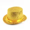 Autres fournitures de fête d'événement Paillettes Top Hat Femmes Hommes Hip-Hop Dance Performance Jazz Chapeaux Mascarade Théâtre Props Cosplay Party Accessoires Noël 230925