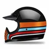 Casques de moto S-2XL Coloré Full Face Racing Accessoires Respirant Motocross Casque résistant à l'usure Protection de la tête anti-chute