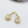 Dangle Earrings TKJ Fashion High-End Personality Ladies Rose Sugar Ear Buckle Temperament Jewelry