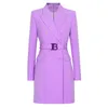 Women Suits & Blazers Spring Summer Autumn Winter Casual Slim Woman Long Jackets Skirt Fashion Lady Office Suit Pockets Business Notched Coat 19 Colors 8 Models S-XXXL