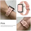 Silicone de pata de cachorro esculpido oco para Apple Watch Bands Series Ultra 9 8 7 6 5 4 3 2 1 38mm 40mm 41mm 42mm 44mm 45mm 49mm pulseiras de relógio